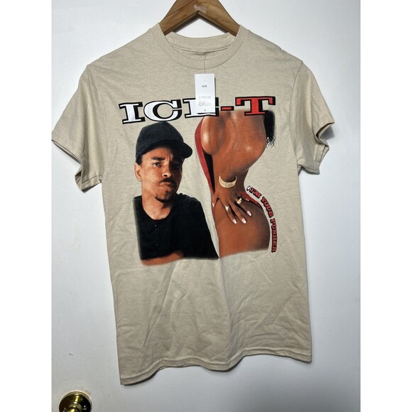 Rhyme Syndicate Productions Other - Ice T I'm Your Pusher Shirt Beige Color Size Small NEW W/TAGS Hip-Hop Streetwear